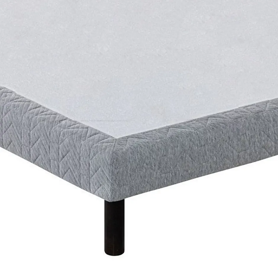 Juanio Lot de 4 pieds de lit à visser pour sommier tapissier couleur noir - Hauteur 40 cm x diamètre 5 cm, pas de vis de 10 mm Best