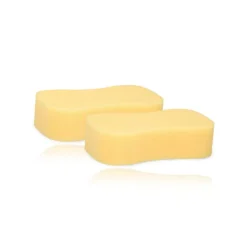 Dunlop Lot de 2 Éponge Jumbo 22,5x12x5,5cm - Grande Éponge Lavage Auto, Nettoyage Efficace, Forme Ergonomique, Entretien Voiture