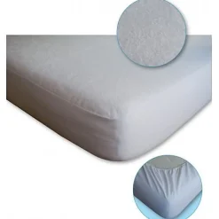 Univers Décor Lot de 2 Protèges matelas imperméable, absorbant et anti-acariens 160 x 200 cm New