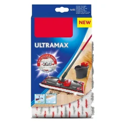 Juanio Lot de 4 recharge pour balai à plat, housse pour balai vapeur, rechange de nettoyage en microfibre -Longueur 45 x Profondeur 15 cm Best
