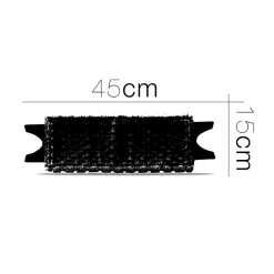 Juanio Lot de 3 recharge pour balai à plat, housse pour balai vapeur, rechange de nettoyage en microfibre -Longueur 45 x Profondeur 15 cm