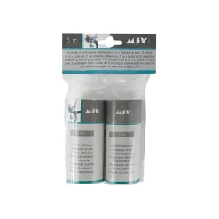 MSV Lot de 2 recharges adhesives 5m Best