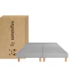By Sommiflex. Lot de 2 Sommiers Tapissiers Gris 70x200 Ensemble 140x200 Fabrication Français Outlet