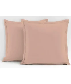 Lovely Home Lot de 2 taies d'oreiller - - LH71620 - 73 x 73 cm - Rose Sale