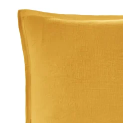 Sensei Maison Lot de 2 taies d'oreiller en gaze de coton Caramel 65x65 cm LOFT Online
