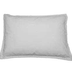 Sensei Maison Lot de 2 taies d'oreiller en coton Gris Perle 50x70 cm STUDIO