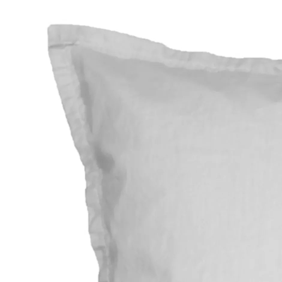 Sensei Maison Lot de 2 taies d'oreiller en coton Gris Perle 65x65 cm STUDIO Hot
