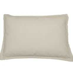 Sensei Maison Lot de 2 taies d'oreiller en flanelle de coton Ficelle 50x70 cm KLAPPEN