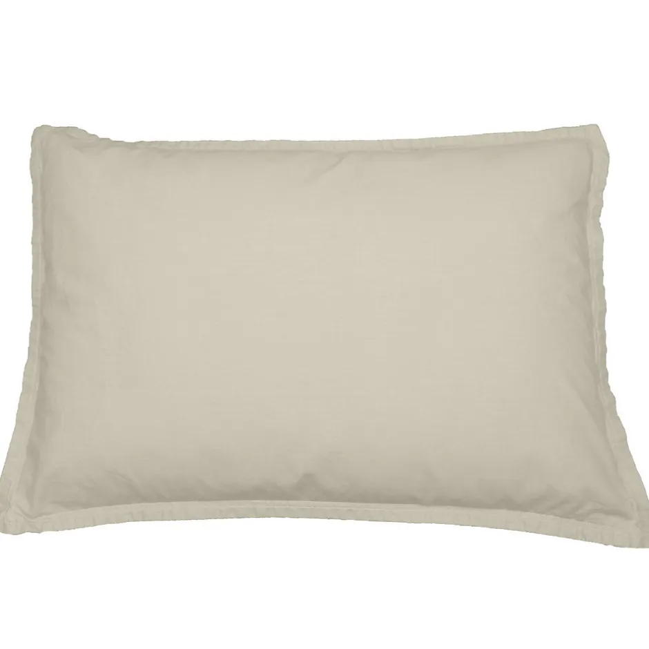 Sensei Maison Lot de 2 taies d'oreiller en flanelle de coton Ficelle 50x70 cm KLAPPEN