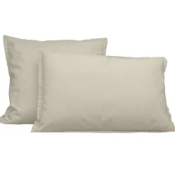 Sensei Maison Lot de 2 taies d'oreiller en flanelle de coton Ficelle 50x70 cm KLAPPEN