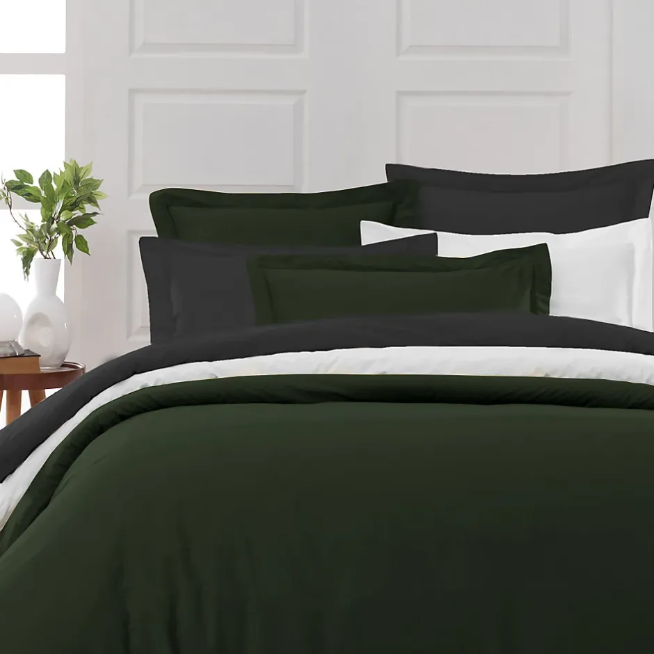 Sensei Maison Lot de 2 taies d'oreiller en percale de coton Eucalyptus 50x70 cm SOFT PERCALE Hot