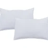 Vent Du Sud Lot de 2 taies d'oreiller Palace pur coton teint lavé 63 fils/cm² - Palace Neige - Lot de 2 taies d'oreiller 50 x 70 c Best