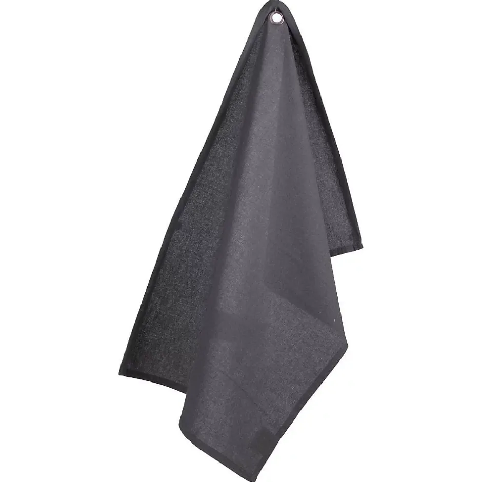 Atmosphera Créateur D'Intérieur Lot de 2 torchons imprimés - coton - gris foncé - 45x70 cm - Atmosphera Outlet