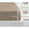 Lovely Home Drap Housse 100% coton 160x200x25 cm beige