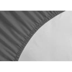 Lovely Home Drap Housse 100% coton 160x200x25 cm - Gris foncé