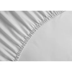 Lovely Home Drap Housse 100% coton 90x190x25 cm blanc