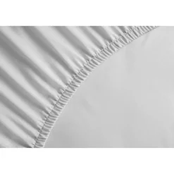 Lovely Home Drap Housse 100% Coton 180x200cm - Bonnet 35cm - Blanc