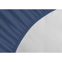Lovely Home Drap housse - 90 x 190 + 25 cm - 100% coton - Bleu Clearance