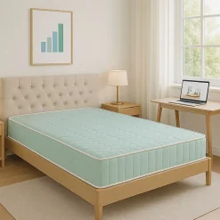 Literie Julien Matelas 19 cm Très Ferme Confort Optimal Usage Quotidien Soutien Idéal 140x200 MATELAS LUXE