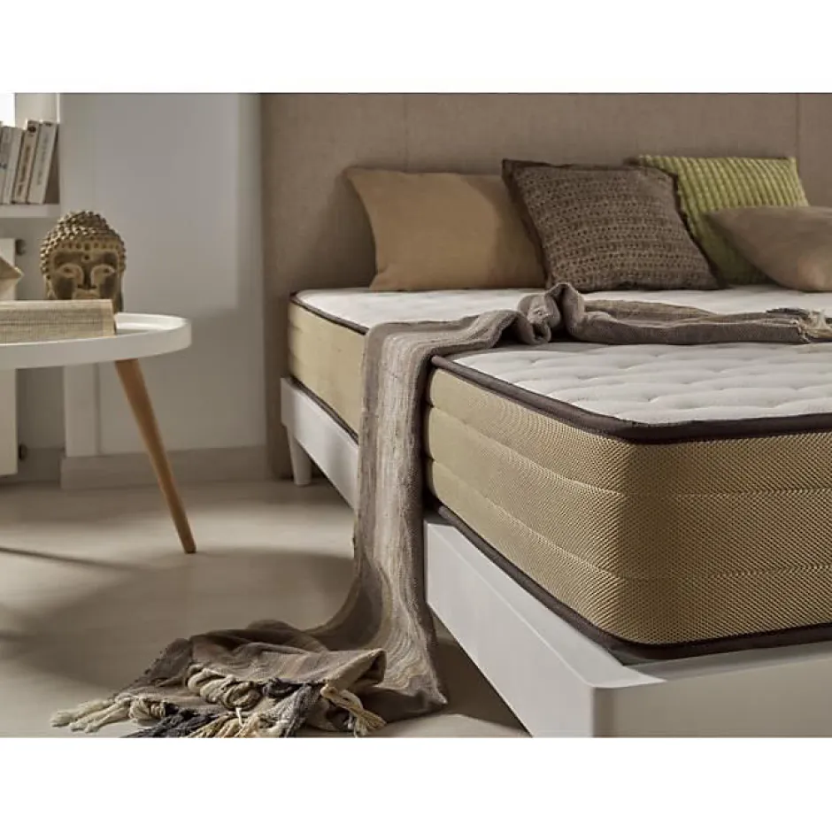 Eccox Matelas - - Luxury Bamboo Confort - 140x190 cm - Hauteur 21 cm - Anti-bactérien Clearance