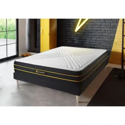 Sleepfit Matelas Mémoire de forme et micro ressorts ensachés - Confort : Equilibré Discount