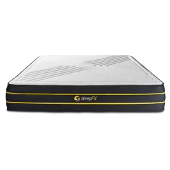 Sleepfit Matelas Mémoire de forme et micro ressorts ensachés - Confort : Equilibré