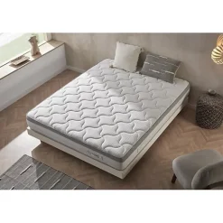 Eccox Matelas - PARADISE - POCKETED SPRING - 80x180 cm - Mousse à mémoire de forme - Anti-acarien - Ferme