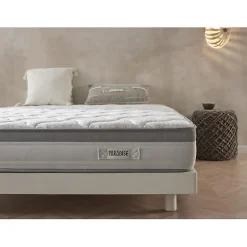Eccox Matelas - PARADISE - POCKETED SPRING - 80x180 cm - Mousse à mémoire de forme - Anti-acarien - Ferme