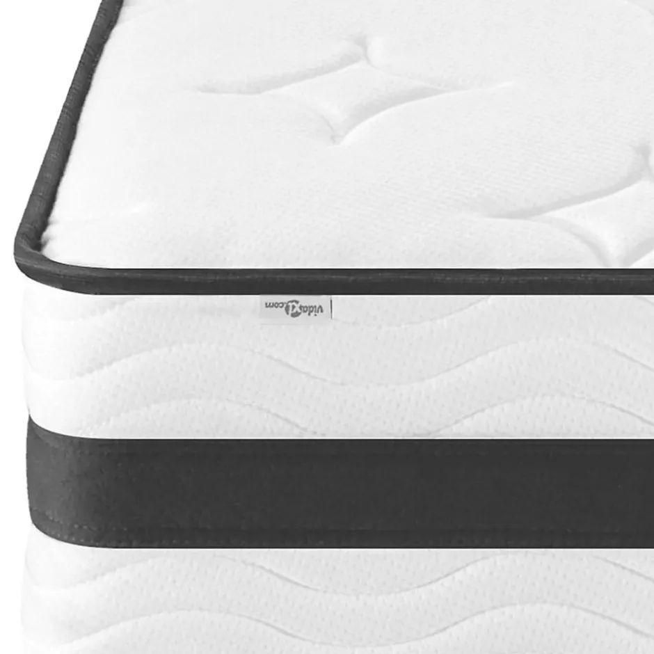 Vidaxl Matelas à ressorts bonnell moyen 90x190 cm