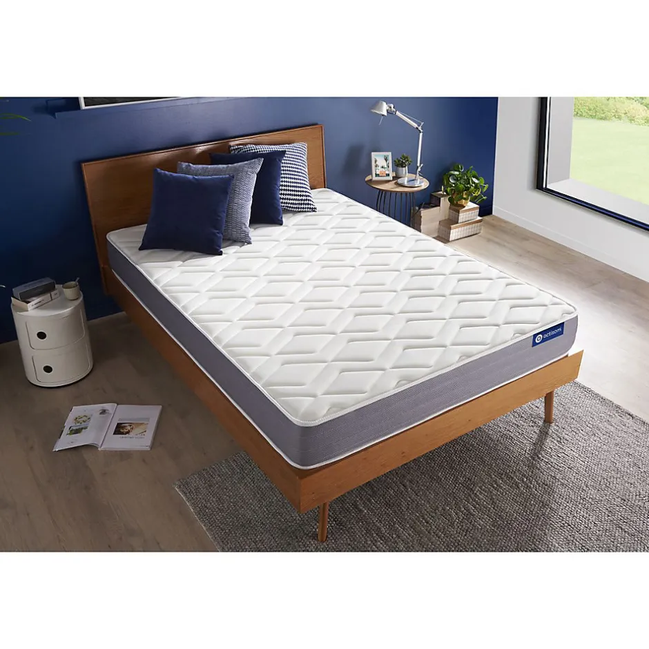 Actisom Matelas Ressorts ensachés et mémoire de forme - Confort : Mi-ferme