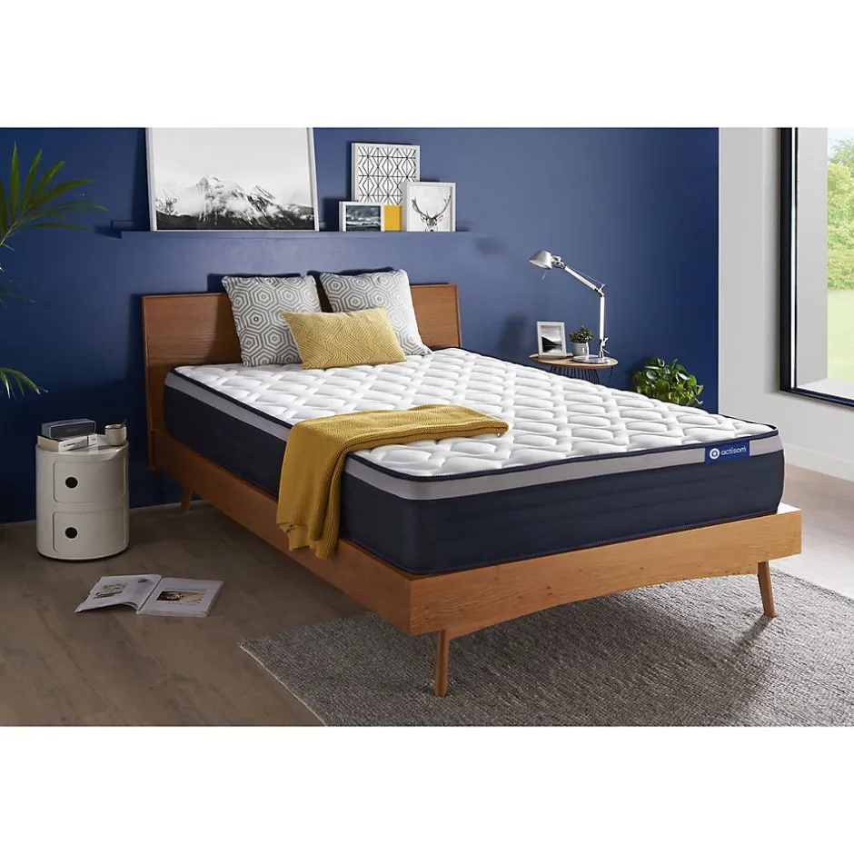 Actisom Matelas Ressorts ensachés et mémoire de forme - Confort : Ferme
