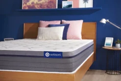 Actisom Matelas Ressorts ensachés et mémoire de forme - Confort : Equilibré