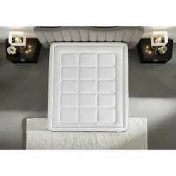 Litier Deluxe Matelas Ressorts ensachés et mémoire de forme - Confort : Equilibré
