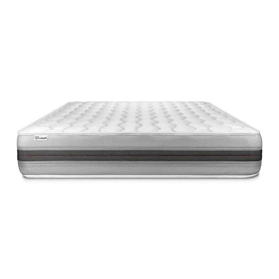 Vitalit Matelas Ressorts ensachés et mémoire de forme - Confort : Equilibré