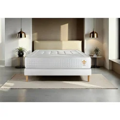 Litier Deluxe Matelas Ressorts ensachés et mémoire de forme - Confort : Ferme