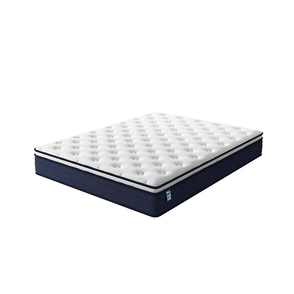 Teeno Matelas à Ressorts ensachés 140x190cm, 25 cm d'épaisseur