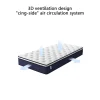 Teeno Matelas à Ressorts ensachés 90x190cm, 25 cm d'épaisseur Clearance