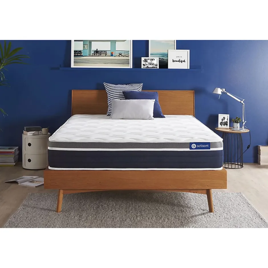 Actisom Matelas Ressorts ensachés et mémoire de forme - Confort : Mi-ferme Hot