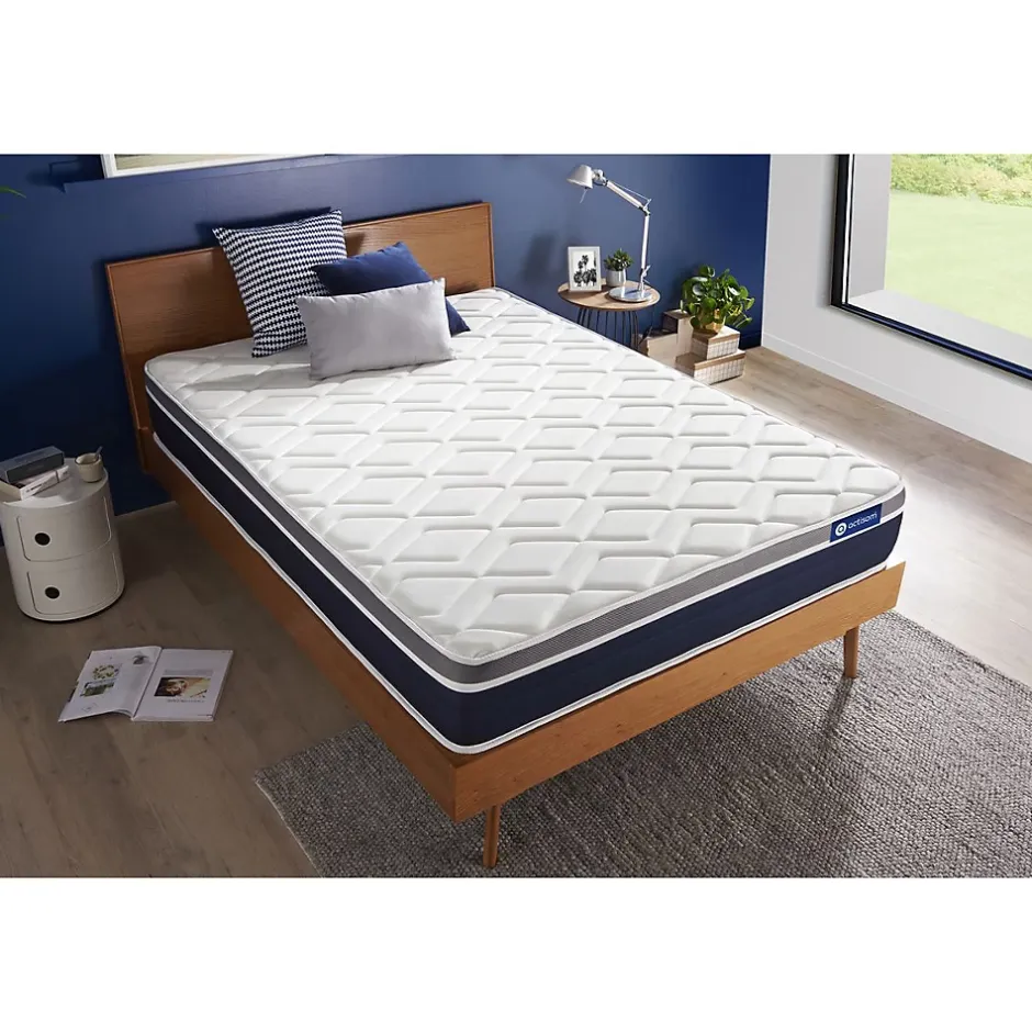 Actisom Matelas Ressorts ensachés et mémoire de forme - Confort : Mi-ferme Hot