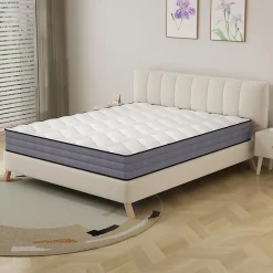 Blackcolors Matelas à ressorts ensachés ergonomique 7 zones,140x200cm,Hauteur 20cm,Dureté H3/Certifié Oeko-Tex Sale