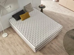 Eccox Matelas - VISCO LUXURY - Hermes - Haute densité HR Pro Nature - 26 cm - 120x200 cm
