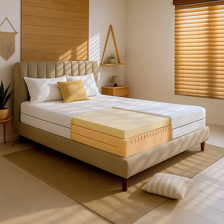 The White Stone Matelas 140 X 200 Hauteur 14 cm Orthopédique Hypoallergénique Fabriqué en Italie