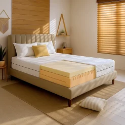 The White Stone Matelas 180 X 200 Hauteur 18 cm Orthopédique Hypoallergénique Fabriqué en Italie