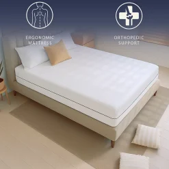 The White Stone Matelas 80 X 190 Hauteur 14 cm Orthopédique Hypoallergénique Fabriqué en Italie Clearance