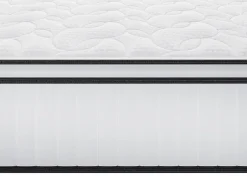 Vente-unique Matelas 140 x 190 cm anti-feu ressorts ensachés et surmatelas intégré ép.28cm - DELICE de YSMÉE HÔTEL Discount