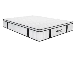 Vente-unique Matelas 180 x 200 cm anti-feu ressorts ensachés et surmatelas intégré ép.28cm - DELICE de YSMÉE HÔTEL Online