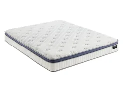 Vente-unique Matelas 180 x 200 cm hybride ressorts ensachés 7 zones et mémoire de forme ép.25cm - MALAO de PALACIO Clearance