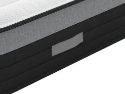 Vente-unique Matelas 160 x 200 cm hybride ressorts ensachés 7 zones et mémoire de forme ép.25cm - AMARANTE de NATUREA
