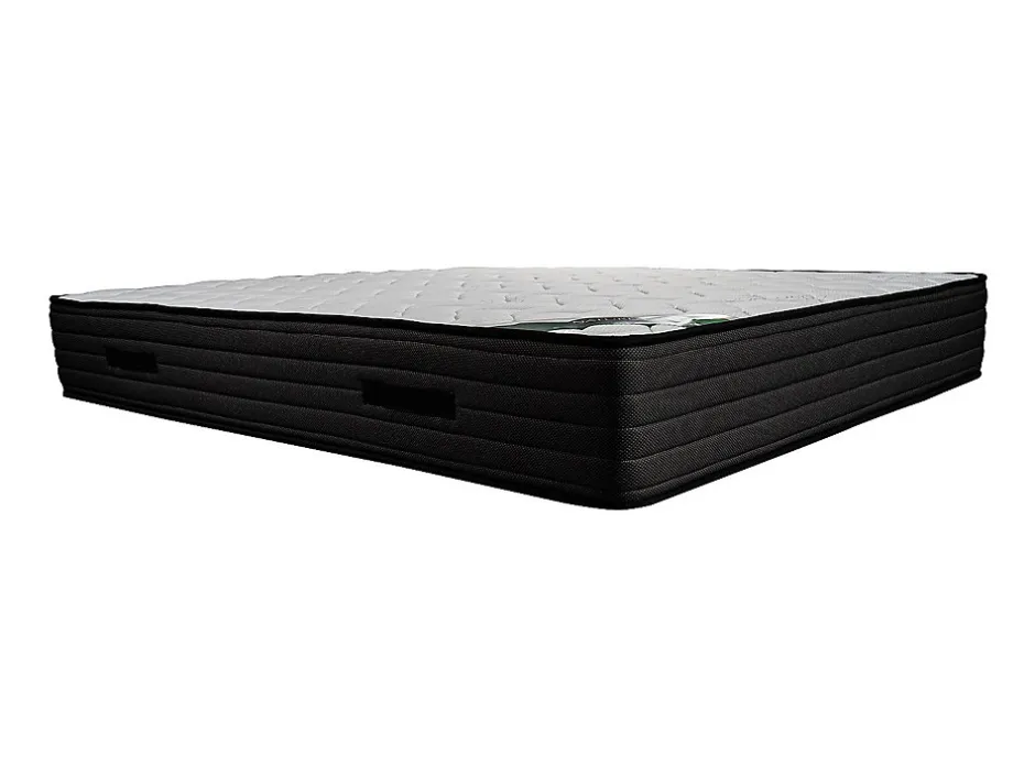 Vente-unique Matelas 160 x 200 cm mousse et coutil bambou ép.25cm - BERENDI de NATUREA