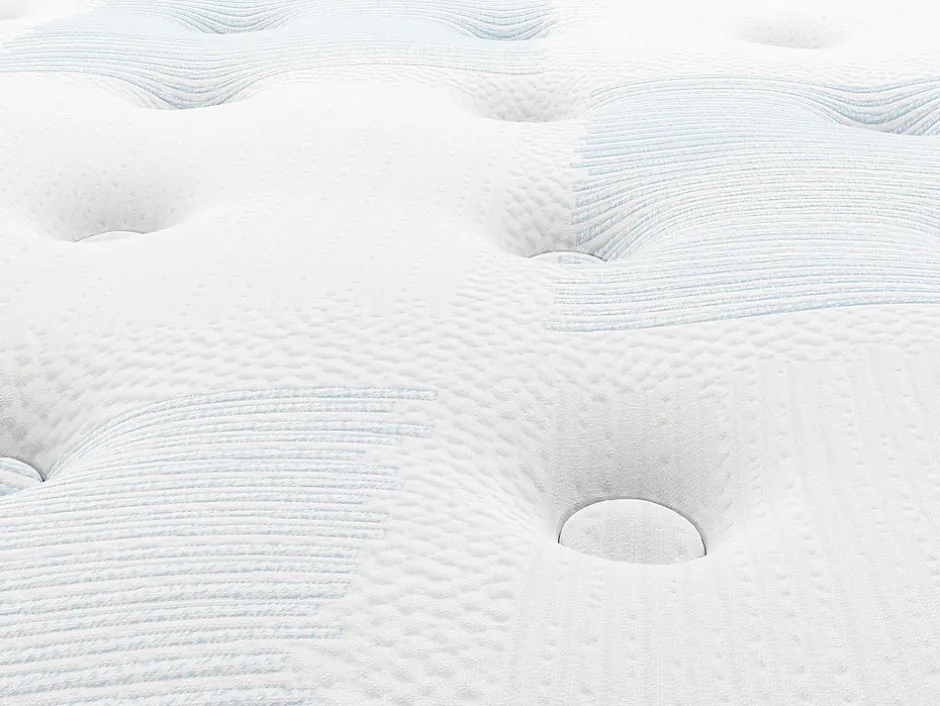 Vente-unique Matelas 140 x 190 cm ressorts ensachés 7 zones et gel à mémoire de forme ép.23cm - VARNO de YSMÉE
